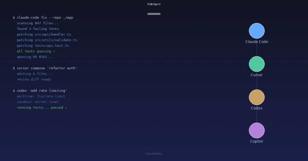 Claude Code / Cursor / Codex / Copilot：2026 年 AI 编程 Agent，谁更像能交付的同事？