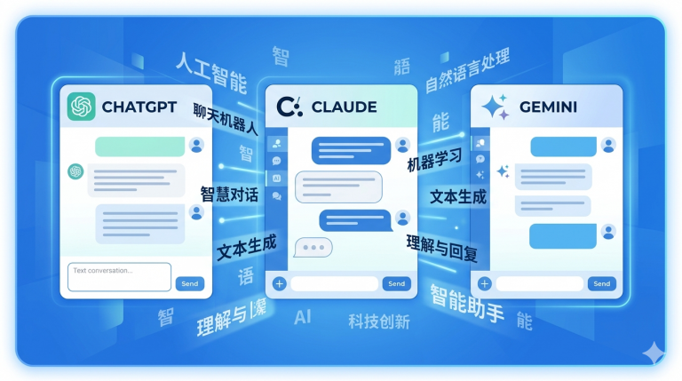 ChatGPT vs Claude vs Gemini：2026 中文写作到底该选谁？