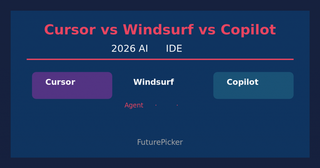 Cursor vs Windsurf vs GitHub Copilot：2026 年 AI 编程 IDE 到底怎么选？