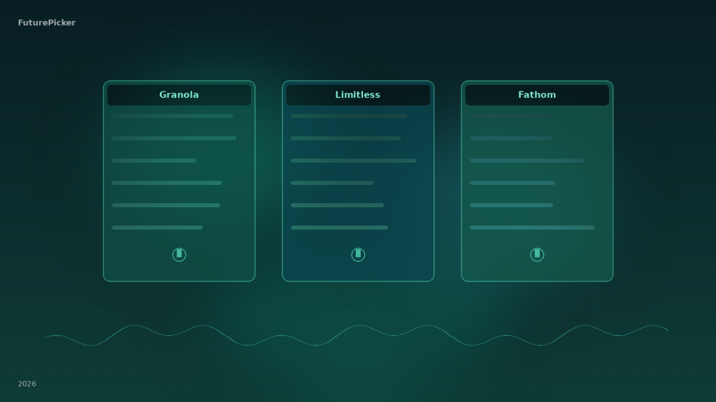 AI 会议笔记工具怎么选：Granola vs Limitless vs Fathom，2026 谁更适合高频开会的人？