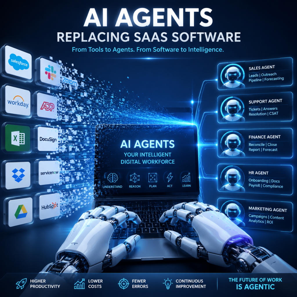 AI Agents 会取代 SaaS 吗？2027 年你的软件栈可能消失一半
