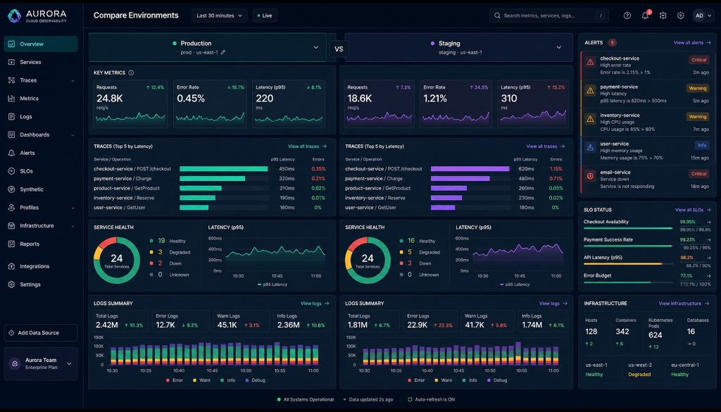 Datadog Alternatives: SigNoz vs Grafana Cloud vs New Relic vs Better Stack – Best Observability Platform for 2026