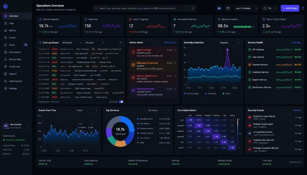 Best Splunk Alternatives in 2026: SigNoz vs Elastic vs Grafana Loki vs Better Stack vs Axiom