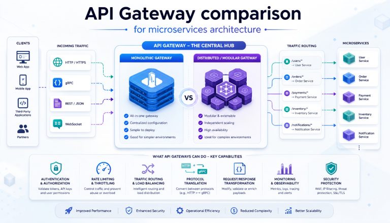 API Gateways for Microservices in 2026: Kong, Tyk, KrakenD, Traefik, and AWS Compared
