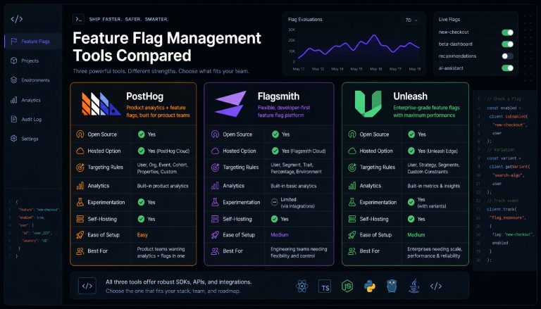 Best LaunchDarkly Alternatives in 2026: PostHog vs Flagsmith vs Unleash vs DevCycle vs Statsig