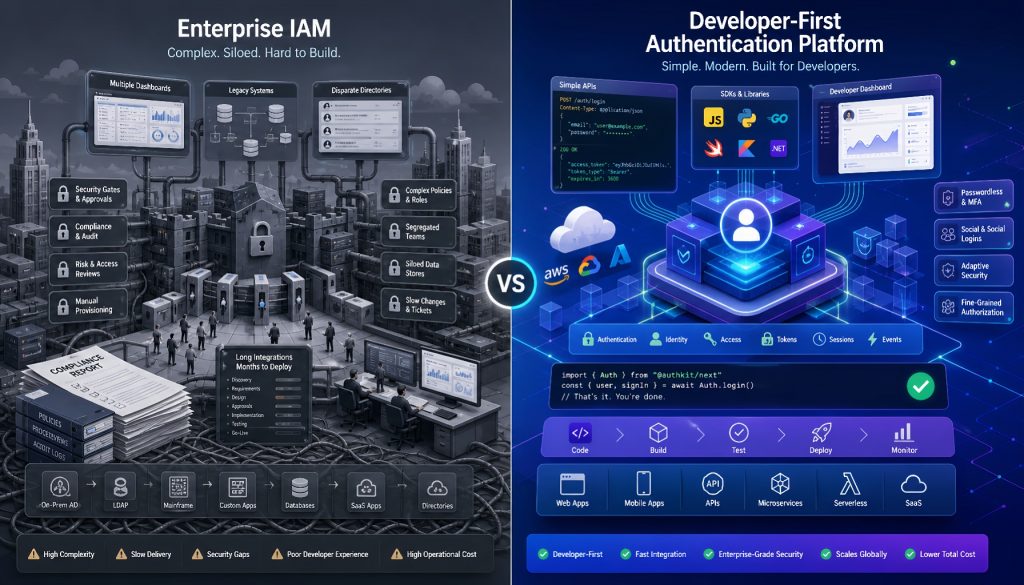Okta vs Clerk 2026: Enterprise IAM Meets Developer-First Authentication