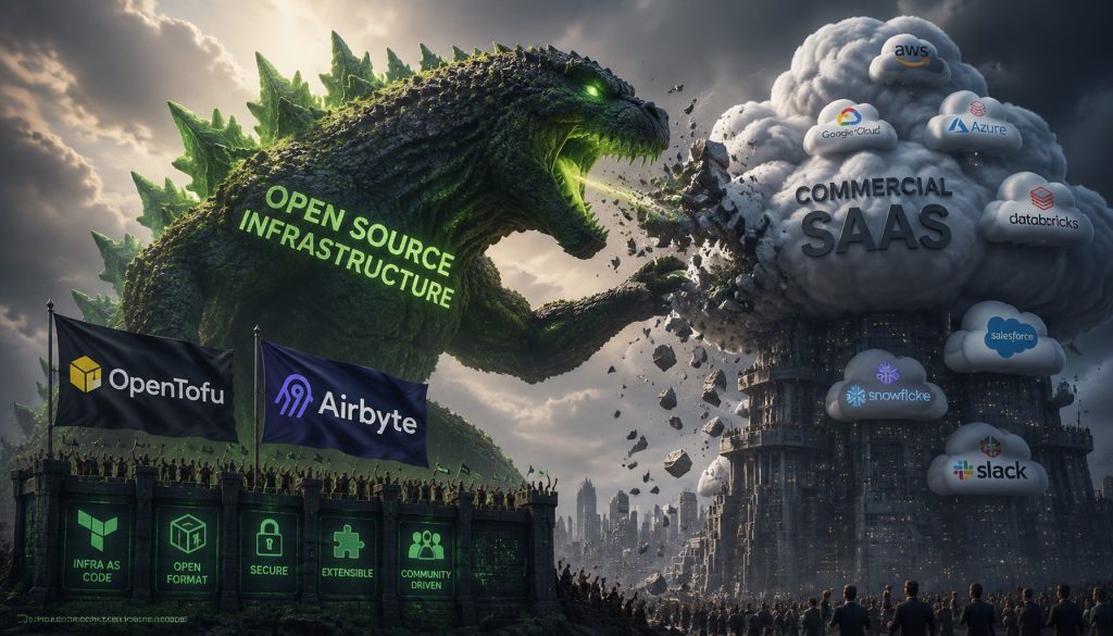 Open Source Infrastructure Is Eating the Cloud: OpenTofu and Airbyte in 2026