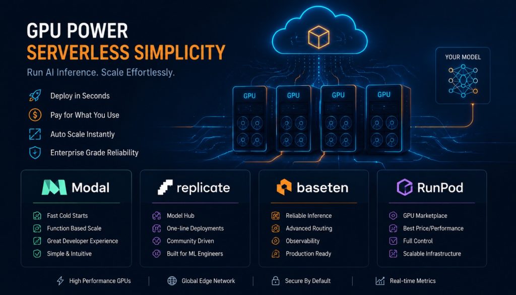 AI 推理平台怎么选：Modal vs Replicate vs Baseten vs RunPod，2026 年谁更适合你跑模型？