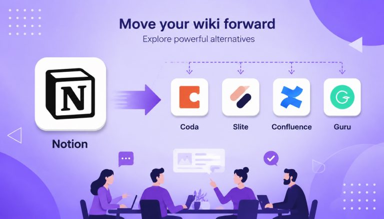 Notion Alternatives 2026: Coda vs Slite vs Confluence vs Guru for Your Team Wiki