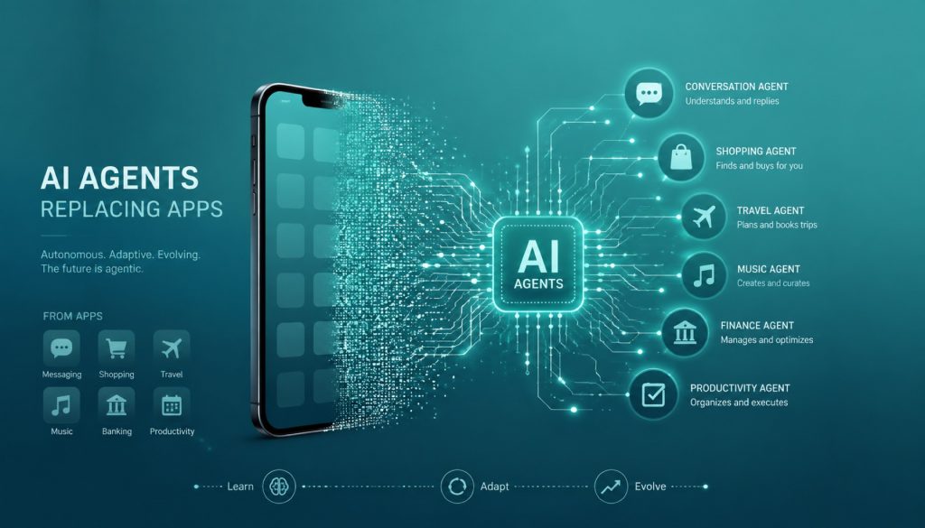 AI Agents Are Replacing Apps: From Chatbots to Autonomous Execution in 2026
