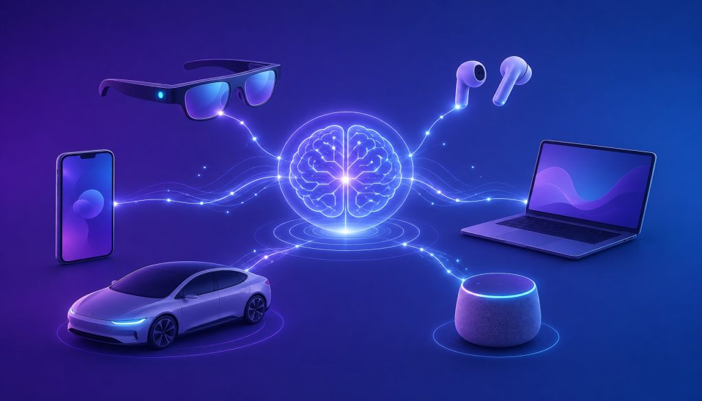 The Future Isn’t One Super Robot. It’s Every Device Sharing the Same Brain.