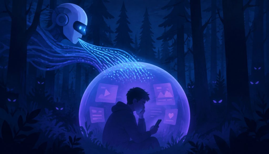 The Cognitive Dark Forest: Every Prompt You Write Feeds the Thing You Want to Escape